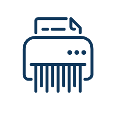 DÉCHIQUETAGE<br>DE DOCUMENTS<br>CONFIDENTIELS